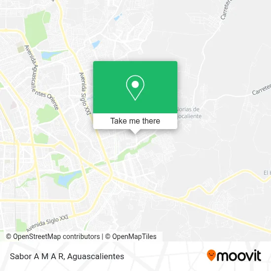 Sabor A M A R map