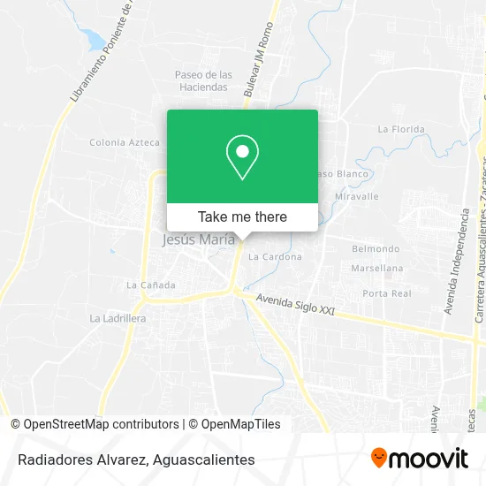 Radiadores Alvarez map