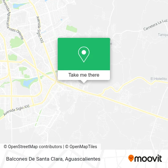 Balcones De Santa Clara map