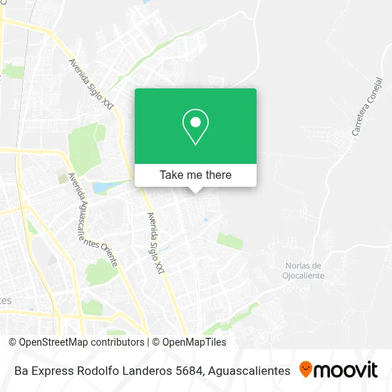 Ba Express Rodolfo Landeros 5684 map