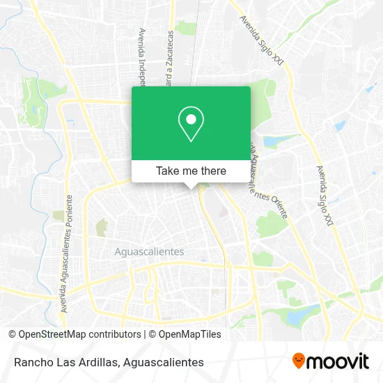 Rancho Las Ardillas map