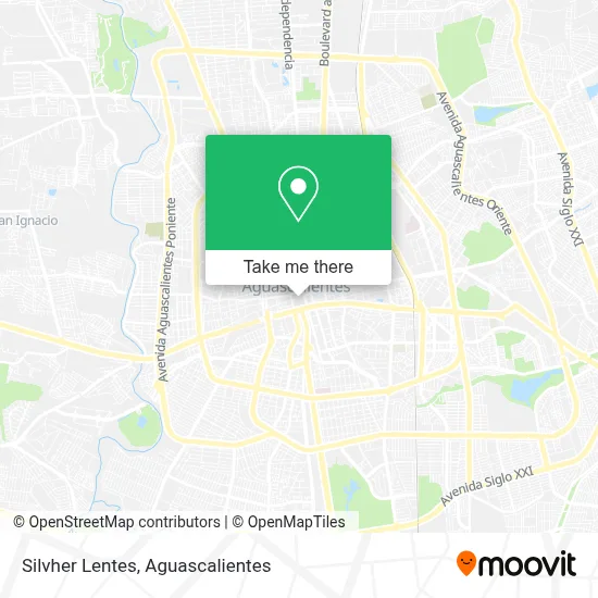 Silvher Lentes map