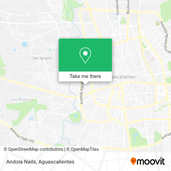 Andola Nails map