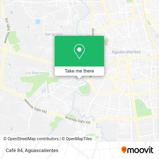 Café 84 map