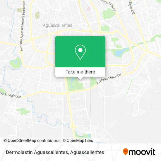 Dermolastin Aguascalientes map