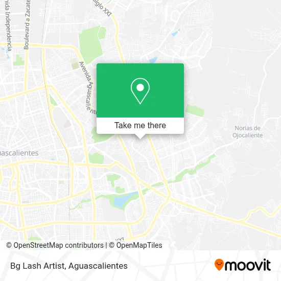 Bg Lash Artist map
