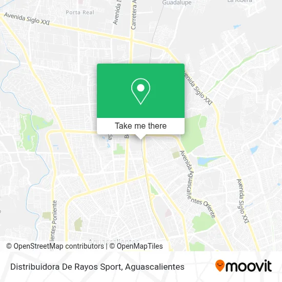 Distribuidora De Rayos Sport map