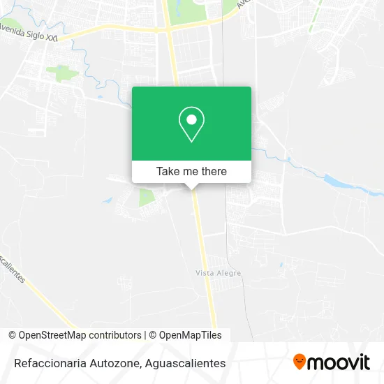 Refaccionaria Autozone map