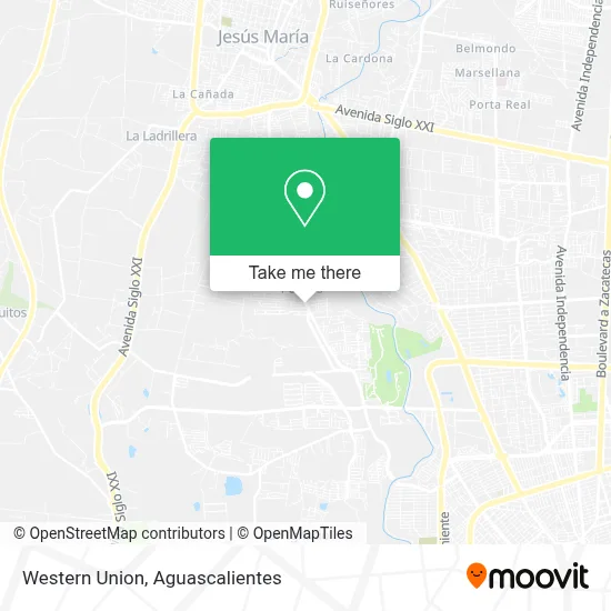 Western Union map