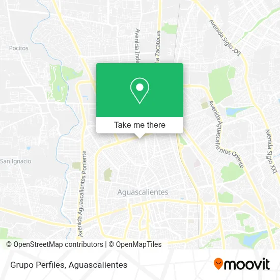 Grupo Perfiles map