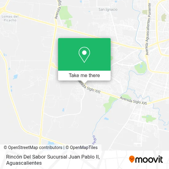 Rincón Del Sabor Sucursal Juan Pablo II map