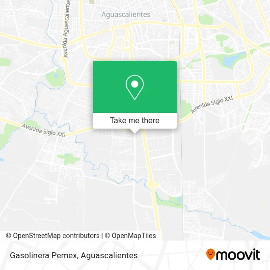 Gasolinera Pemex map