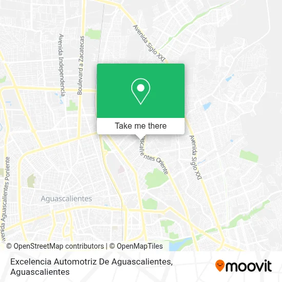 Excelencia Automotriz De Aguascalientes map
