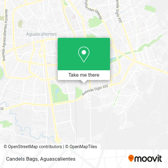 Candels Bags map