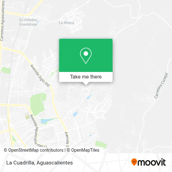 La Cuadrilla map