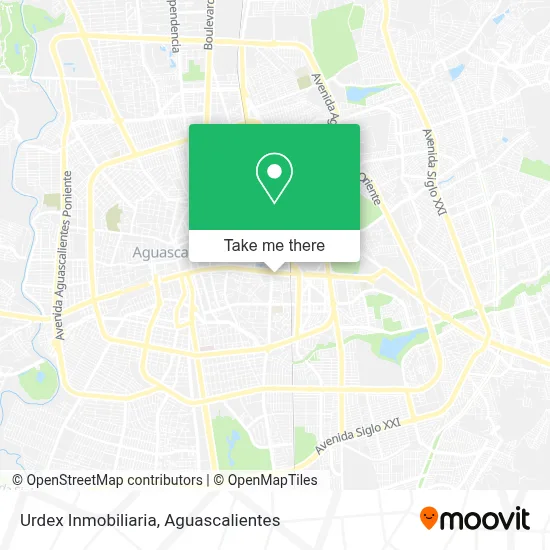 Urdex Inmobiliaria map