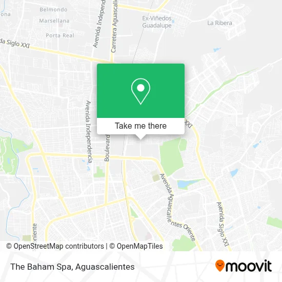 The Baham Spa map