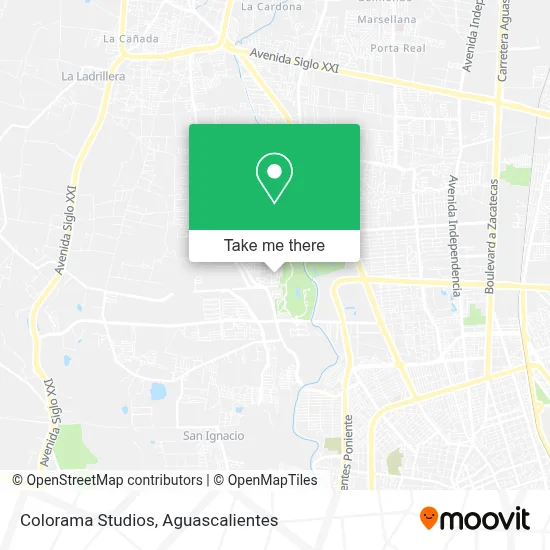 Colorama Studios map