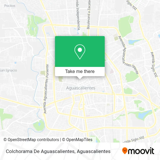 Colchorama De Aguascalientes map