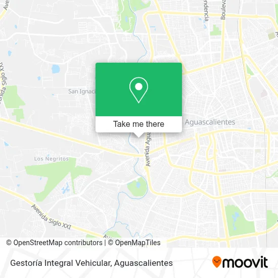 Gestoría Integral Vehicular map