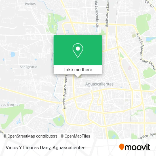 Vinos Y Licores Dany map