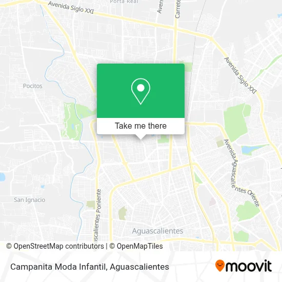 Campanita Moda Infantil map