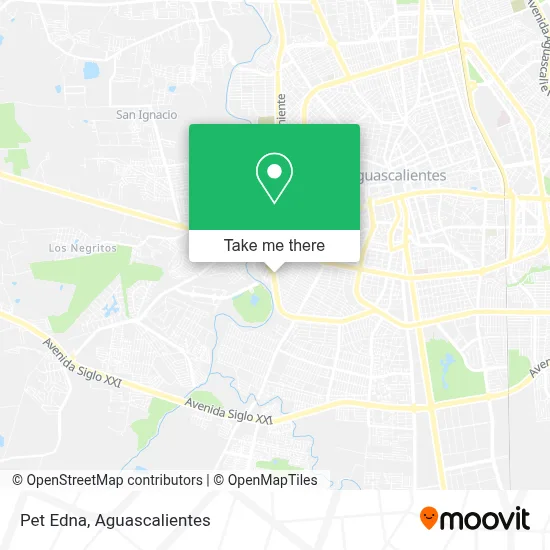Pet Edna map