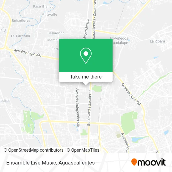 Ensamble Live Music map