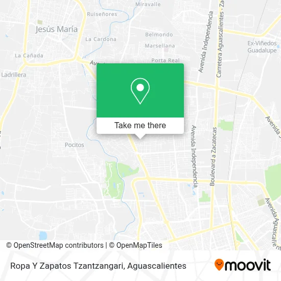 Ropa Y Zapatos Tzantzangari map