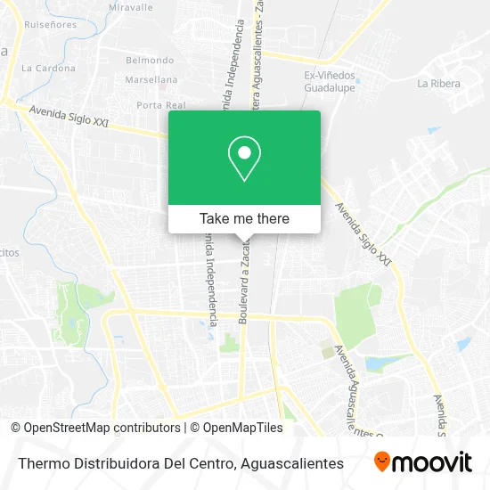 Thermo Distribuidora Del Centro map
