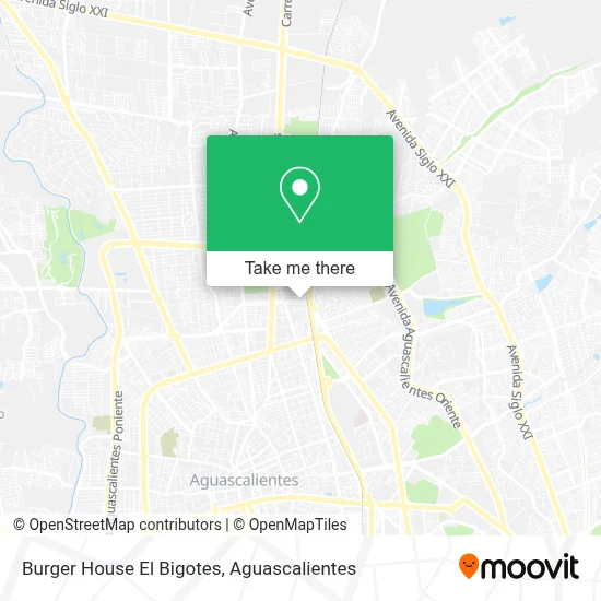 Burger House El Bigotes map