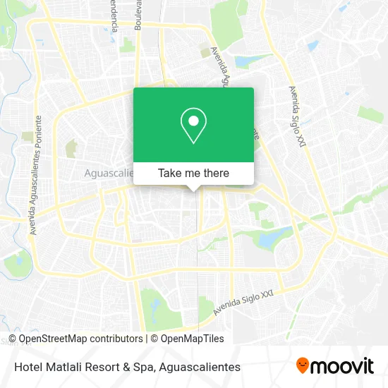 Hotel Matlali Resort & Spa map