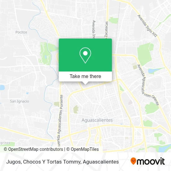 Jugos, Chocos Y Tortas Tommy map