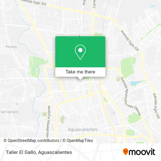 Taller El Gallo map