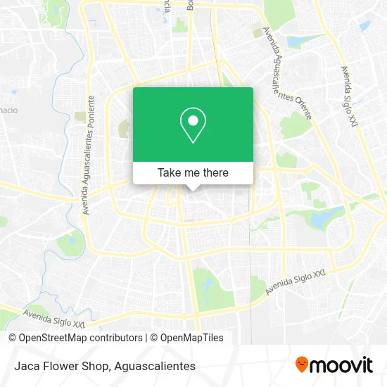 Jaca Flower Shop map