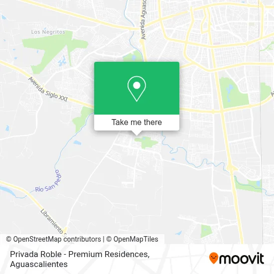 Privada Roble - Premium Residences map