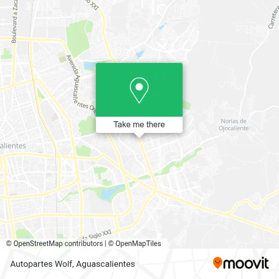 Autopartes Wolf map