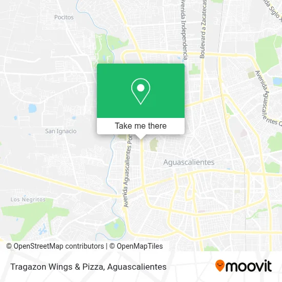 Tragazon Wings & Pizza map