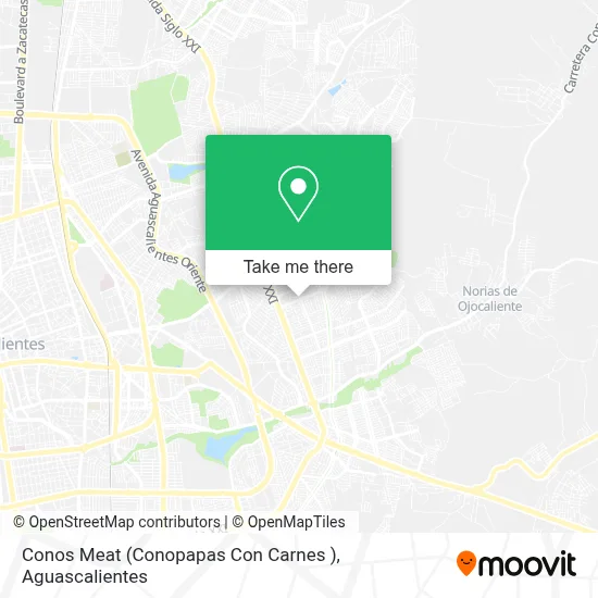 Conos Meat (Conopapas Con Carnes ) map