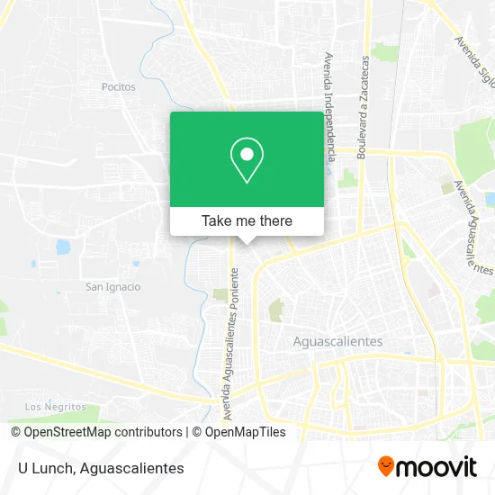 U Lunch map