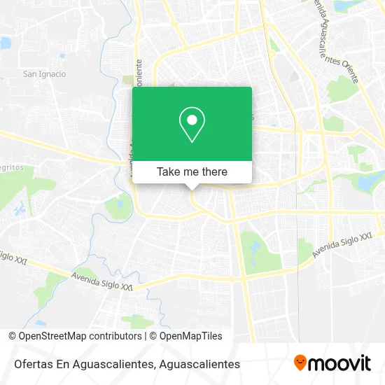 Ofertas En Aguascalientes map