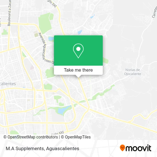 M.A Supplements map