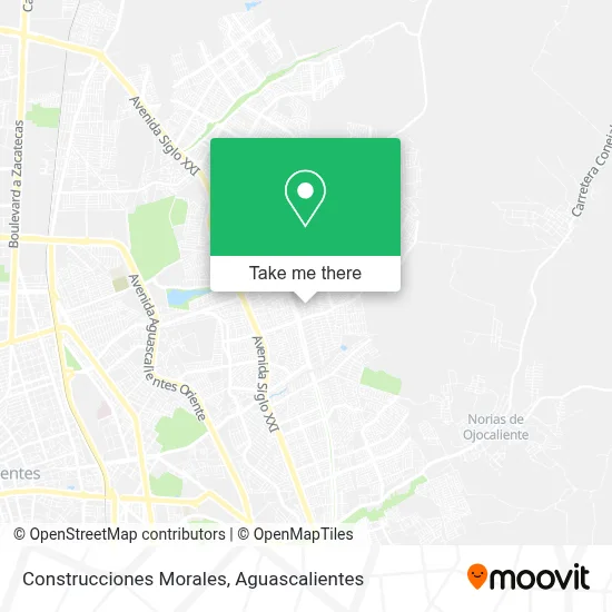 Construcciones Morales map