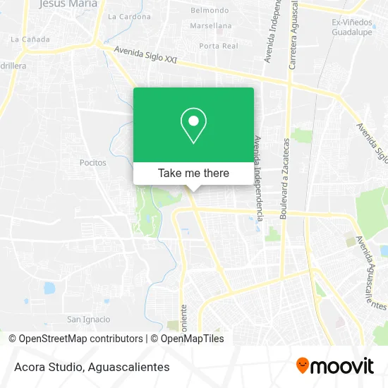 Acora Studio map