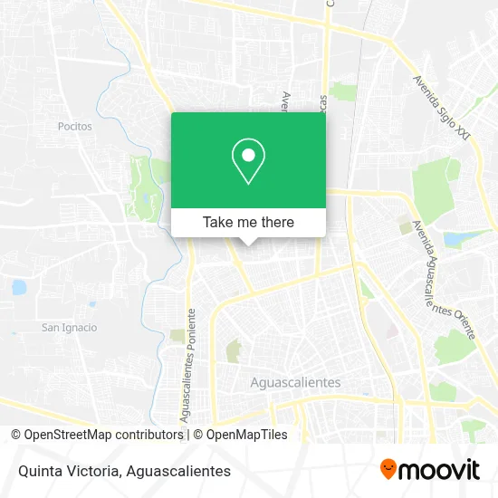 Quinta Victoria map