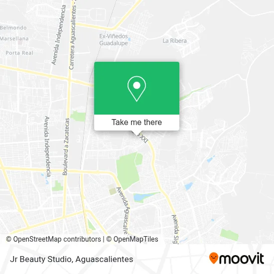 Jr Beauty Studio map