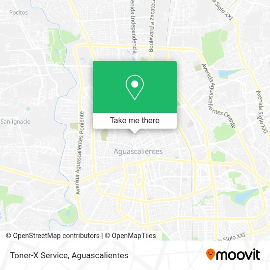 Toner-X Service map