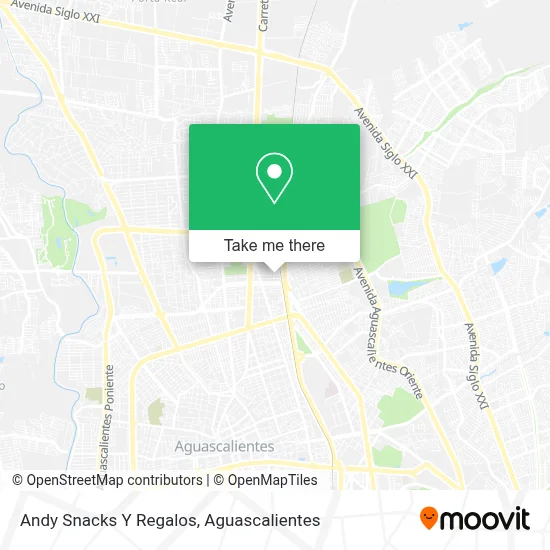 Andy Snacks Y Regalos map