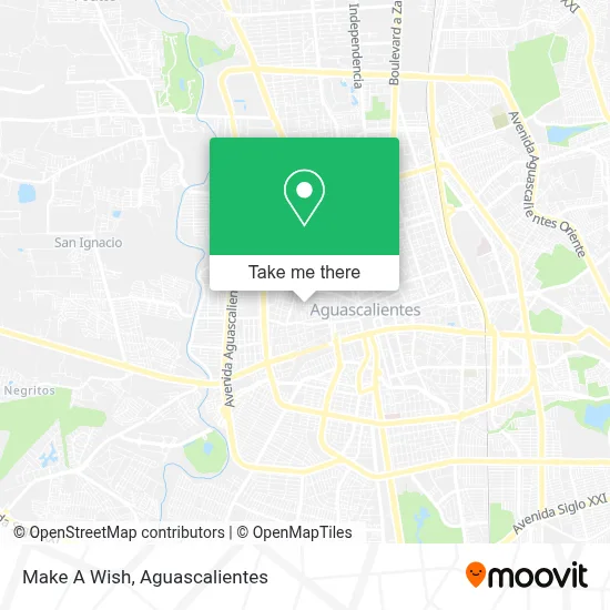 Make A Wish map