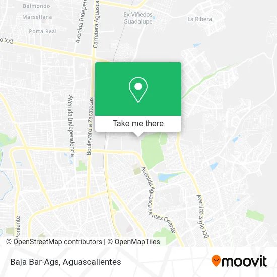 Baja Bar-Ags map